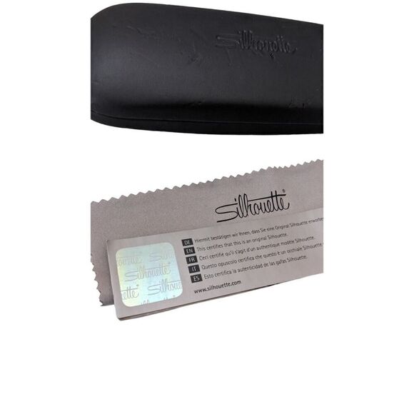 Silhouette Eyeglasses 4337 40 6055‎ Blue Half Rim Metal Frame Austria 54[]17 140 - Picture 8 of 8